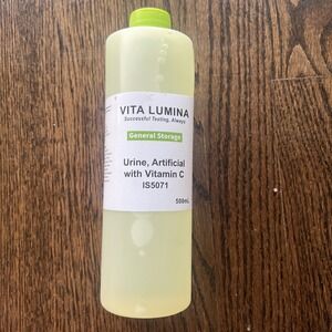 VITA LUMINA 500mL - Synthetic Urine for Urinalysis with Vitamin C I55071 SEALED